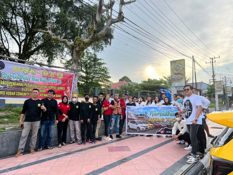 BRIKOPPAD BORNEO COMUNITY AKSI BERBAGI RATUSAN PAKET TAKJIL RAMADHAN