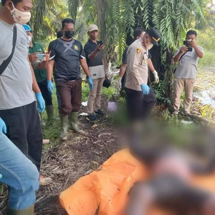 Polsek Aruta Amankan TKP Penemuan Mayat Pelaku Pencurian TBS